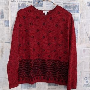 J.Jill Red Sweater